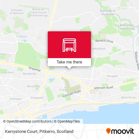 Kerrystone Court, Pitkerro map