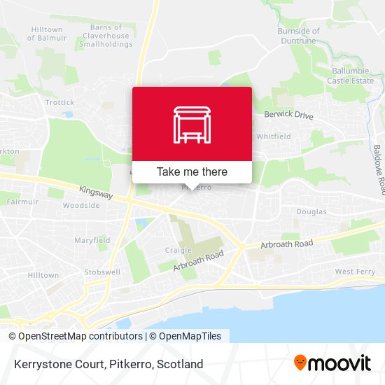 Kerrystone Court, Pitkerro map
