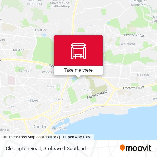 Clepington Road, Stobswell map