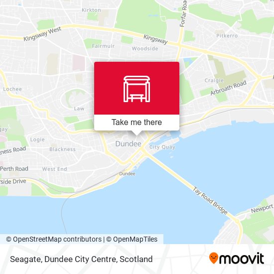 Seagate, Dundee City Centre map