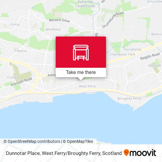 Dunnotar Place, West Ferry / Broughty Ferry map
