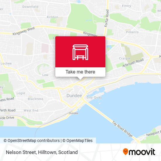 Nelson Street, Hilltown map
