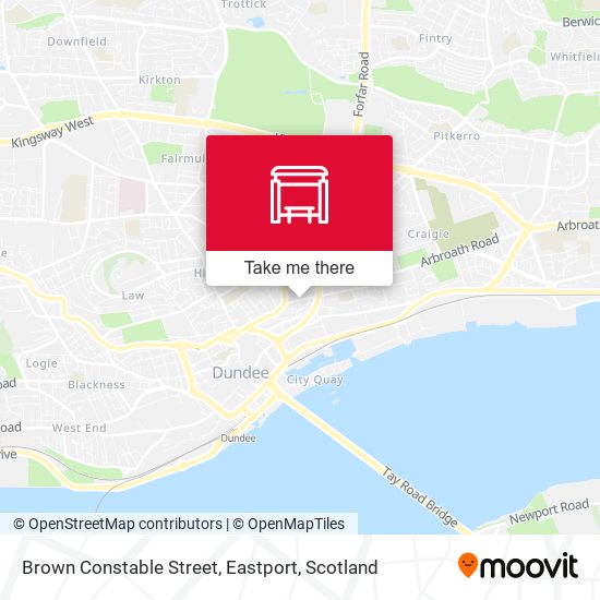 Brown Constable Street, Eastport map