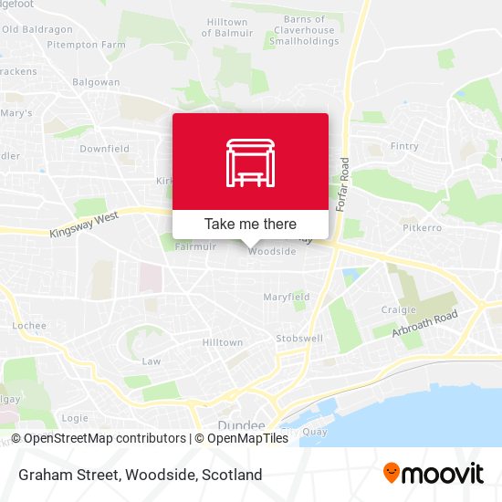 Graham Street, Woodside map