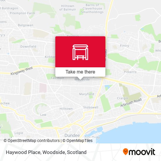 Haywood Place, Woodside map