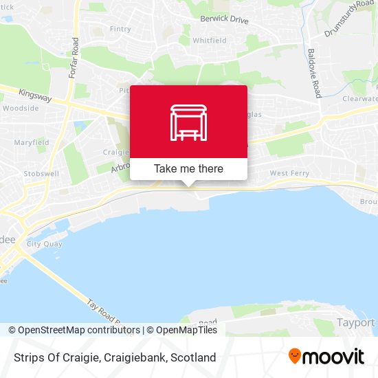 Strips Of Craigie, Craigiebank map