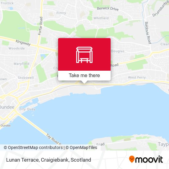 Lunan Terrace, Craigiebank map