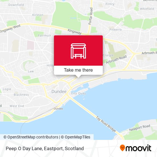 Peep O Day Lane, Eastport map