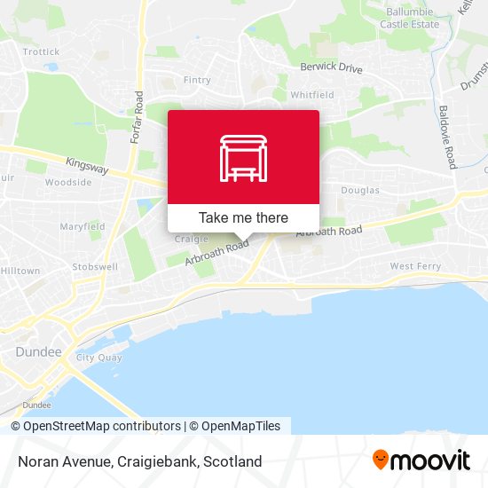Noran Avenue, Craigiebank map