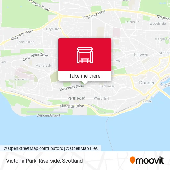Victoria Park, Riverside map