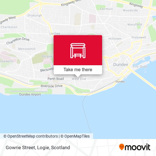 Gowrie Street, Logie map