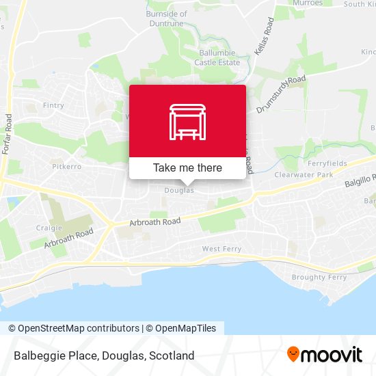 Balbeggie Place, Douglas map