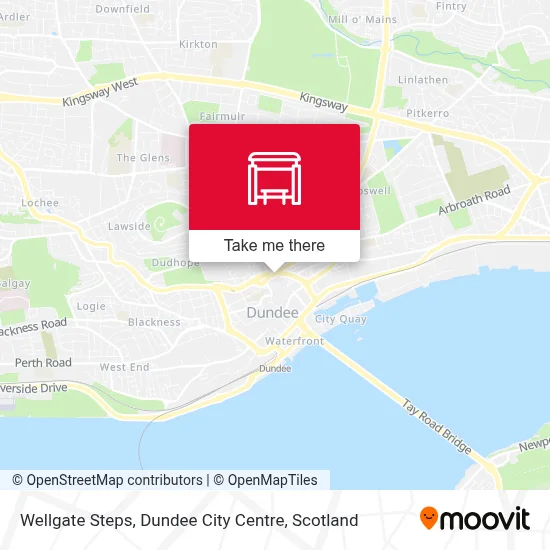 Wellgate Steps, Dundee City Centre stop - Routes, Schedules, and Fares