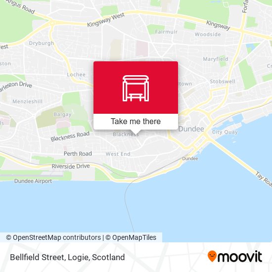 Bellfield Street, Logie map