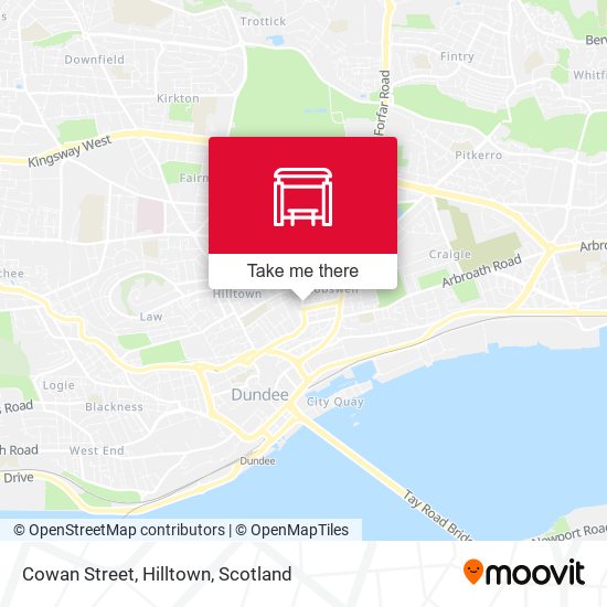 Cowan Street, Hilltown map