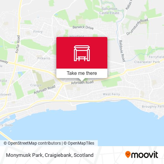 Monymusk Park, Craigiebank map