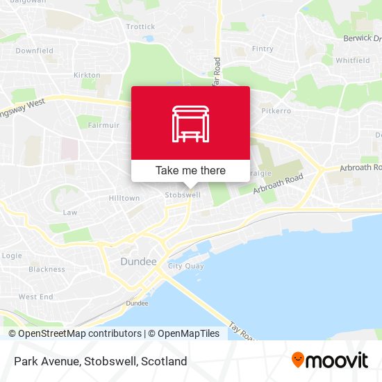 Park Avenue, Stobswell map