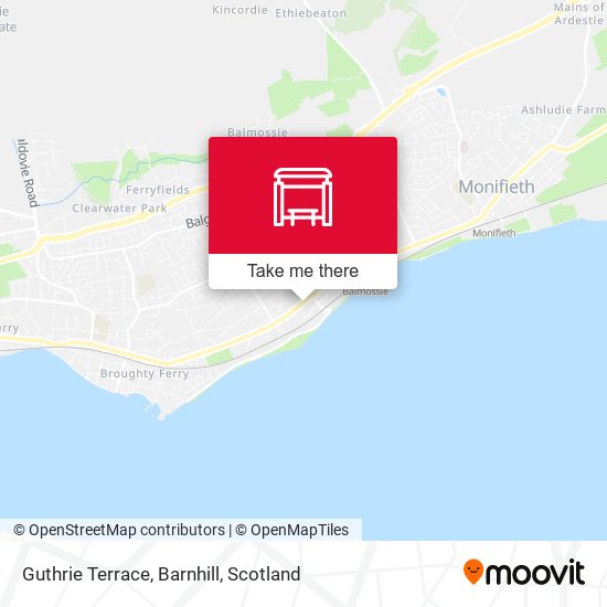 Guthrie Terrace, Barnhill map
