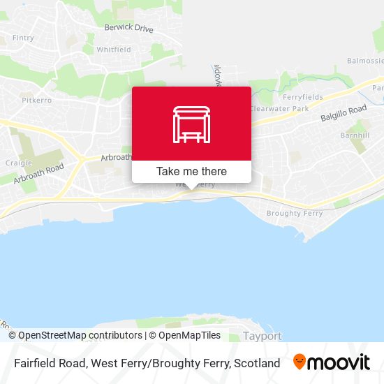Fairfield Road, West Ferry / Broughty Ferry map
