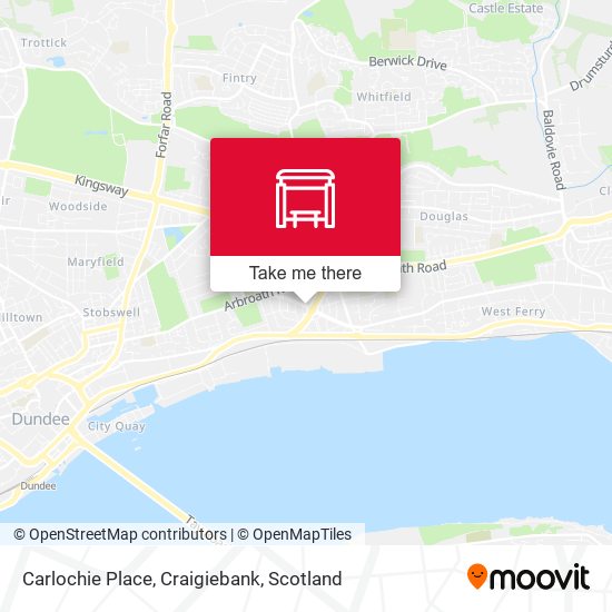 Carlochie Place, Craigiebank map