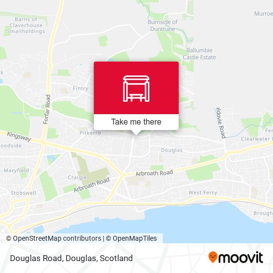 Douglas Road, Douglas map