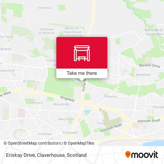 Eriskay Drive, Claverhouse map
