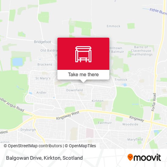 Balgowan Drive, Kirkton map