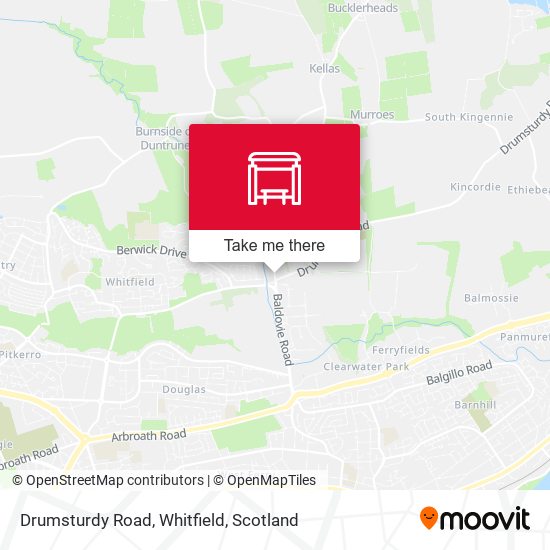 Drumsturdy Road, Whitfield map