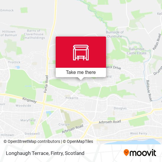 Longhaugh Terrace, Fintry map