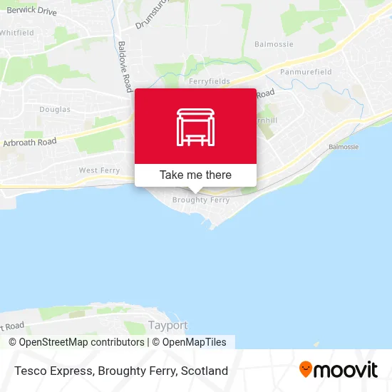 Tesco Express, Broughty Ferry map