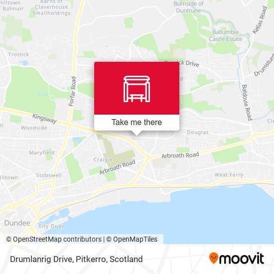 Drumlanrig Drive, Pitkerro map
