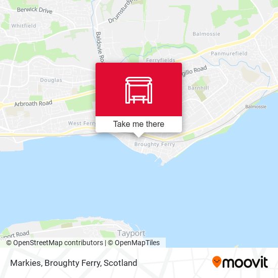 Markies, Broughty Ferry map