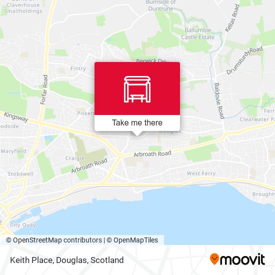 Keith Place, Douglas map