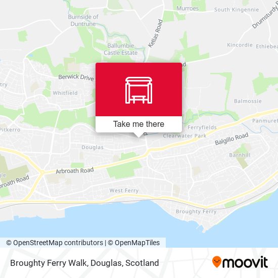 Broughty Ferry Walk, Douglas map