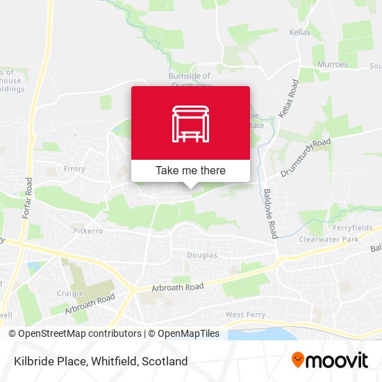 Kilbride Place, Whitfield map