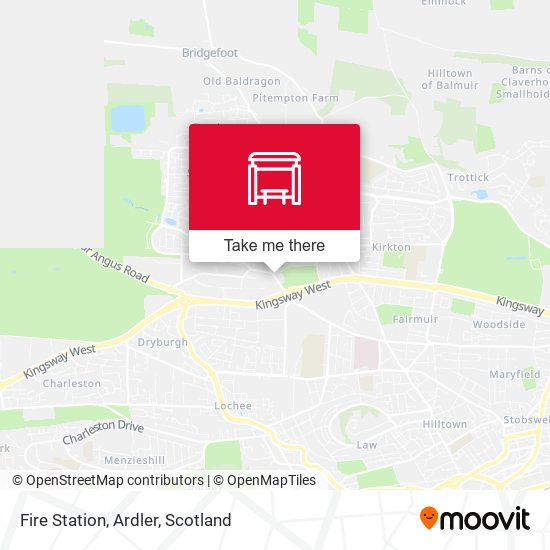 Fire Station, Ardler map