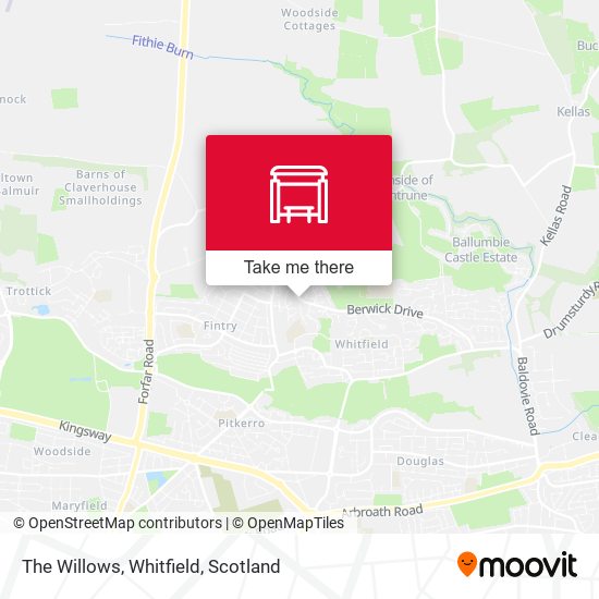 The Willows, Whitfield map