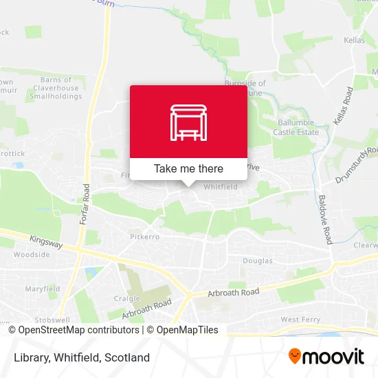 Library, Whitfield map