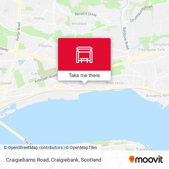 Craigiebarns Road, Craigiebank map