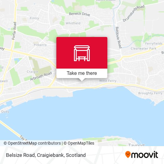 Belsize Road, Craigiebank map