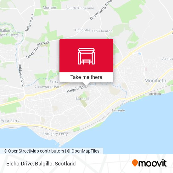 Elcho Drive, Balgillo map