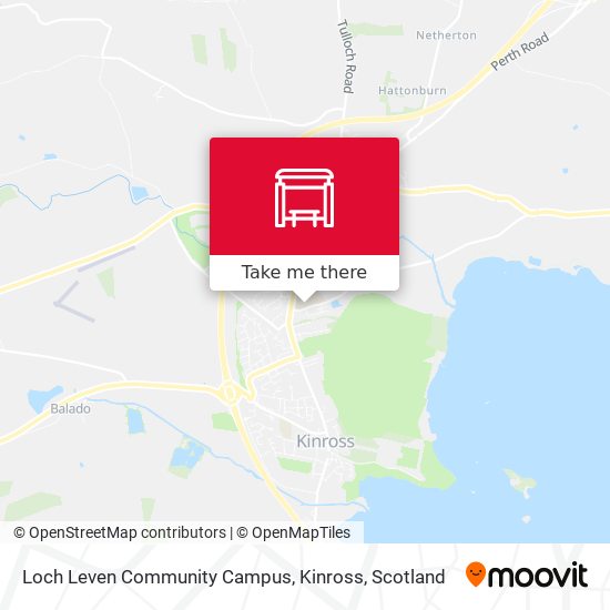 Loch Leven Community Campus, Kinross map