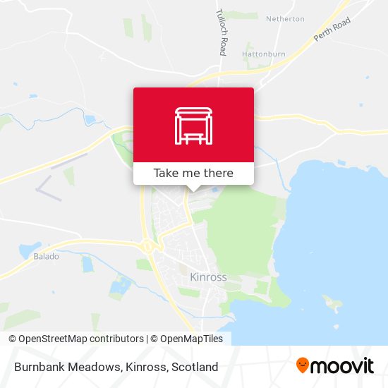 Burnbank Meadows, Kinross map