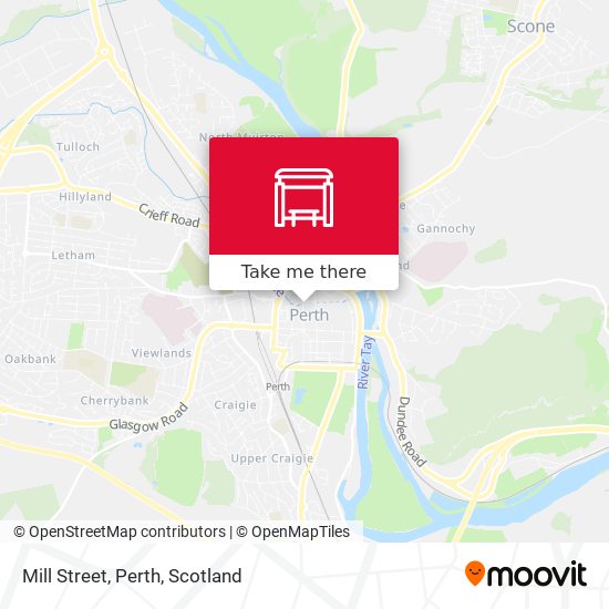 Mill Street, Perth map