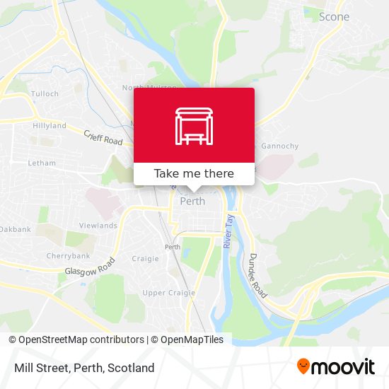 Mill Street, Perth map