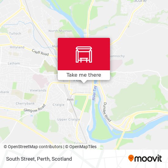 South Street, Perth map