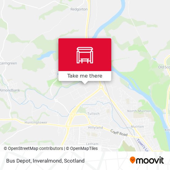 Bus Depot, Inveralmond map