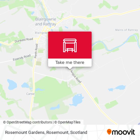 Rosemount Gardens, Rosemount map