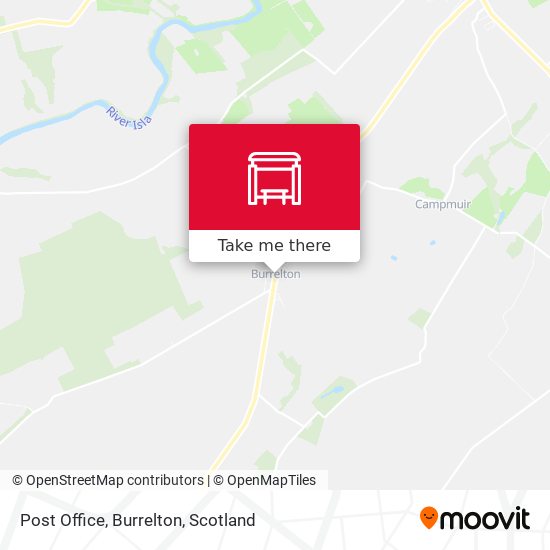 Post Office, Burrelton map
