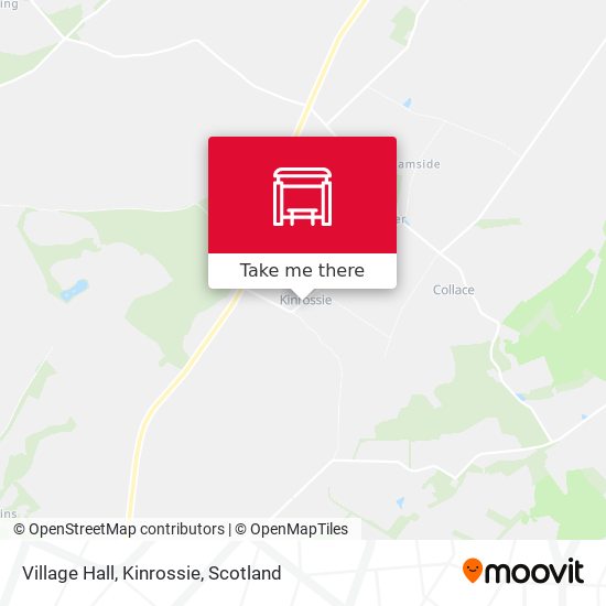 Village Hall, Kinrossie map